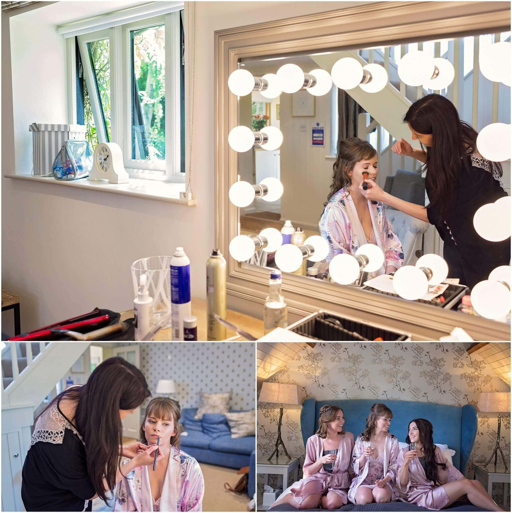 Bridal preparations at South Farm