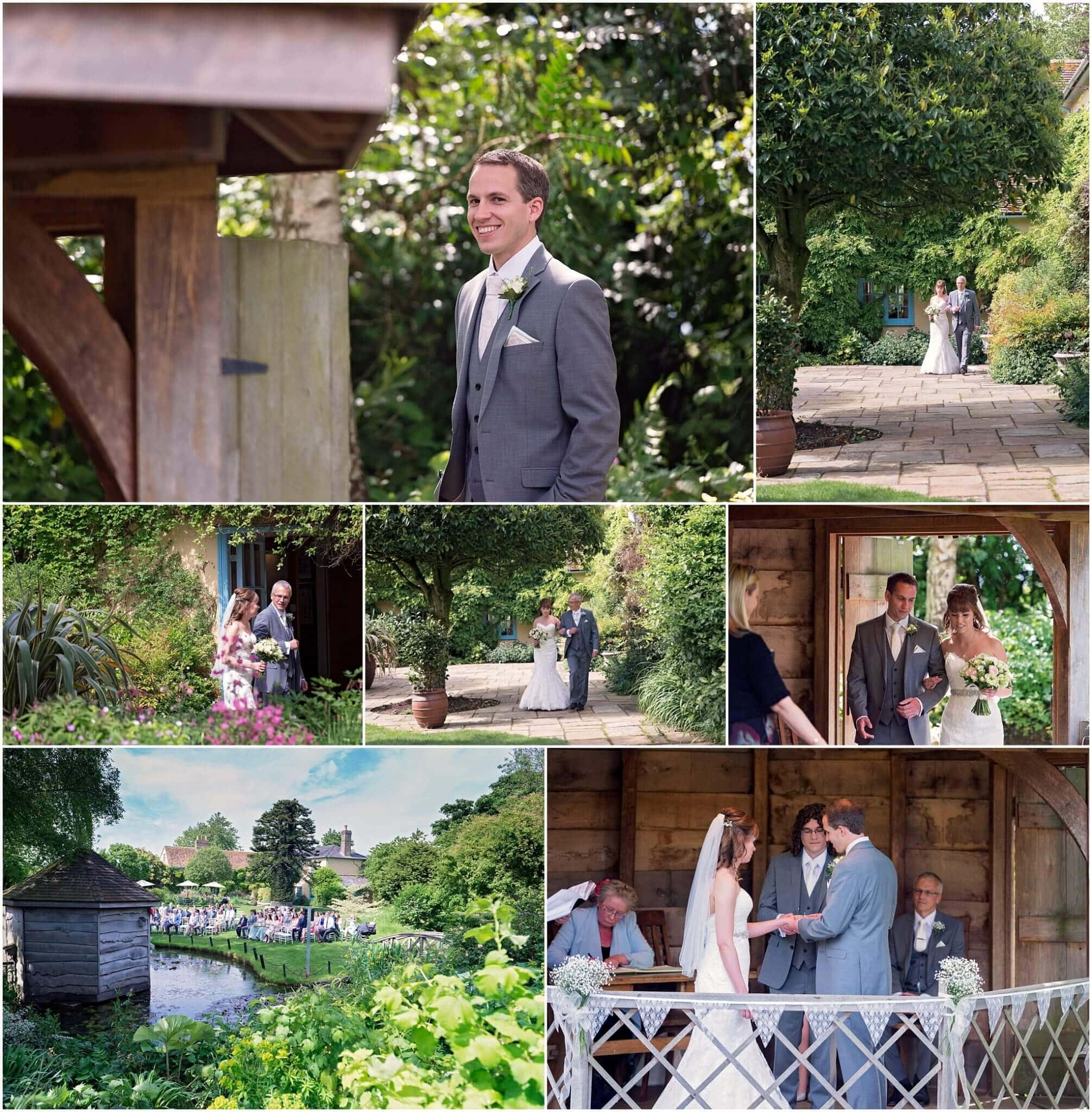 Outdoor Wedding ceremony at South Farm