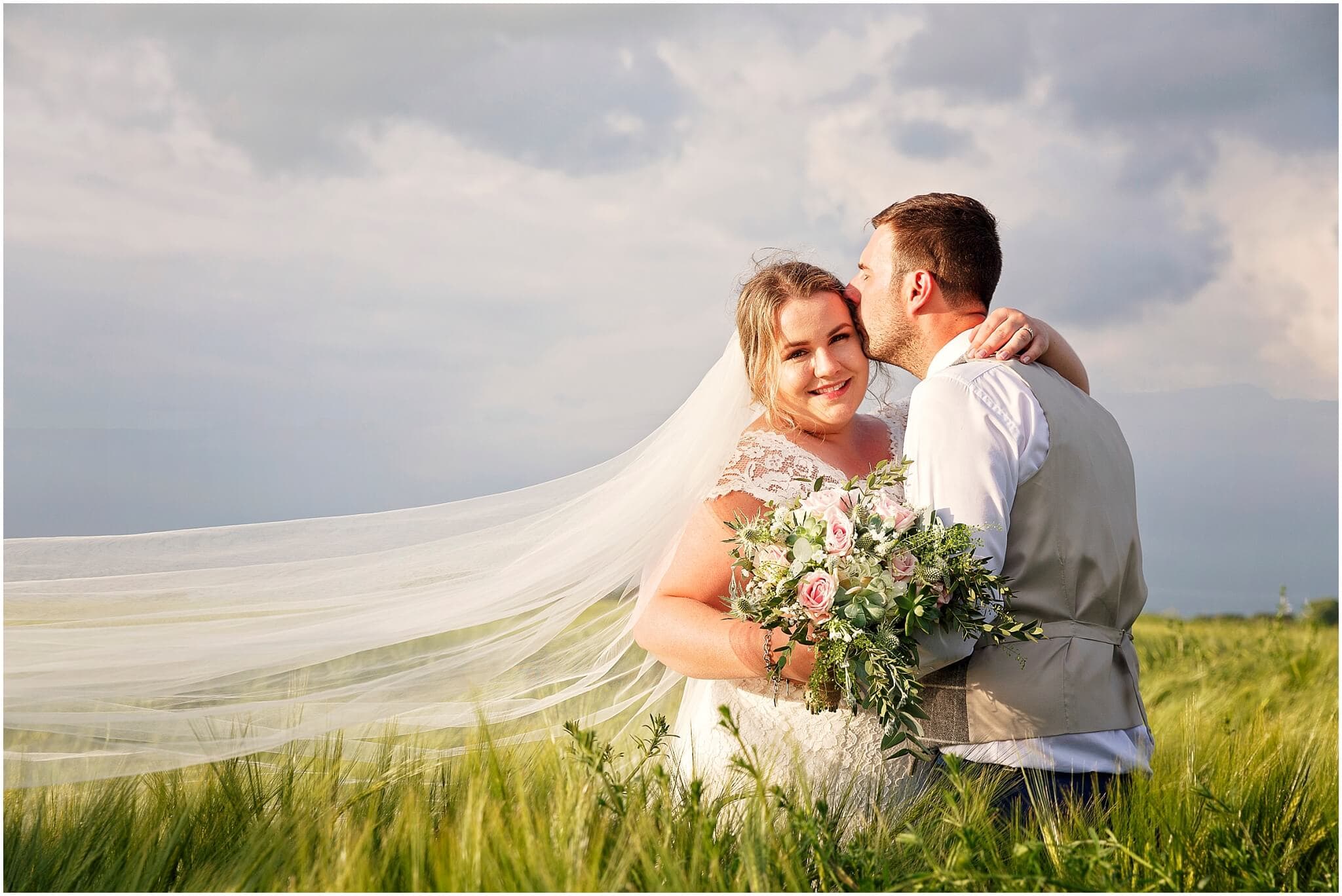 Young farmers wedding