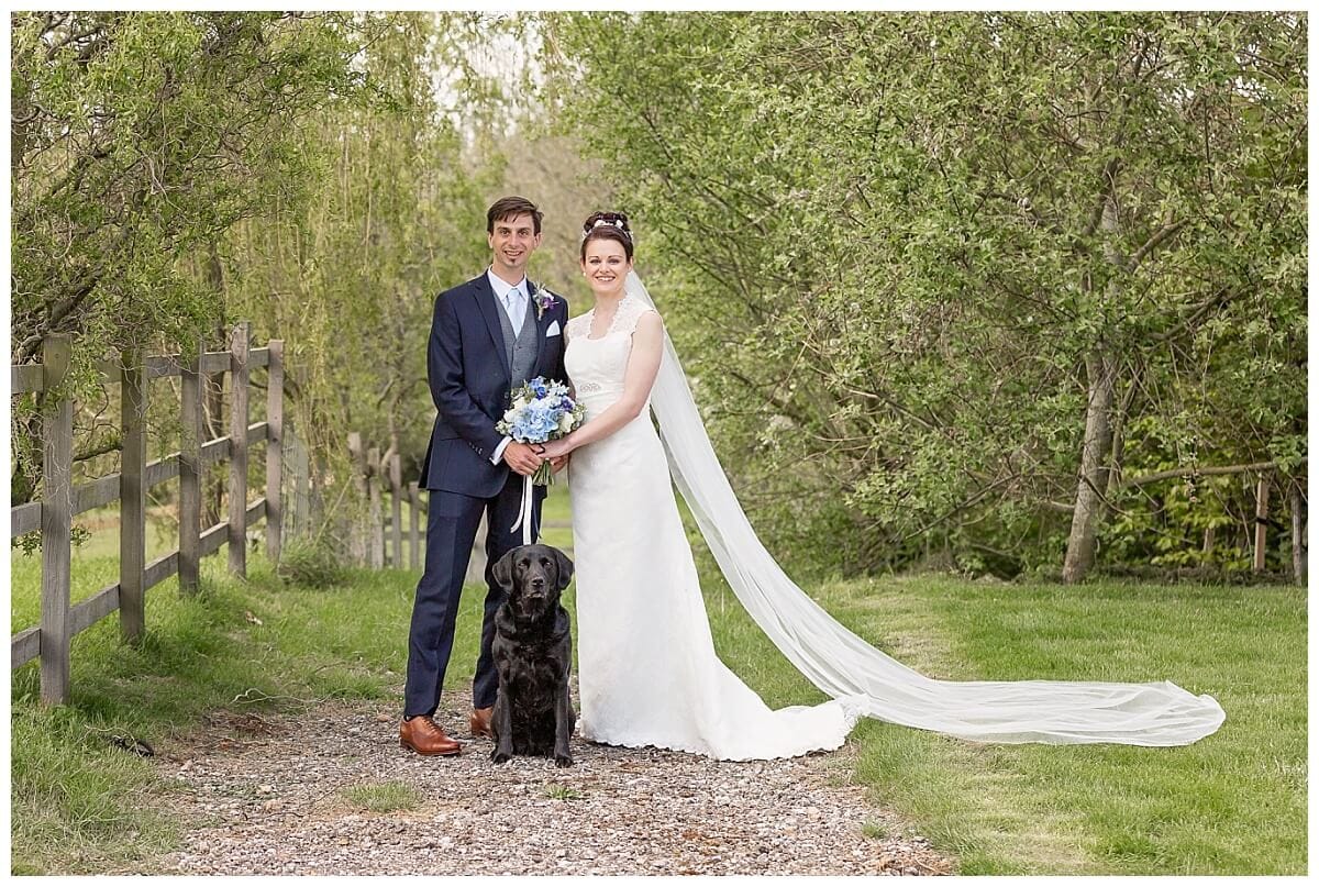 Bride and Groom at Dodford Manor