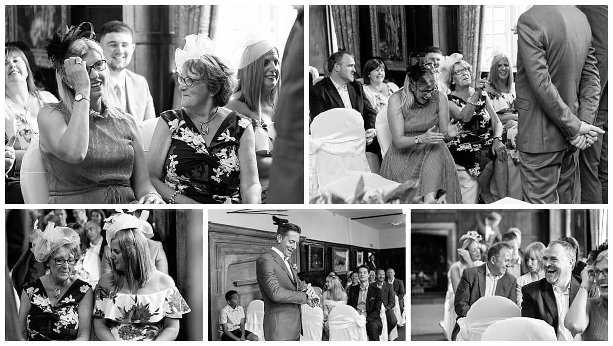 wedding ceremony at The Talbot Hotel Oundle