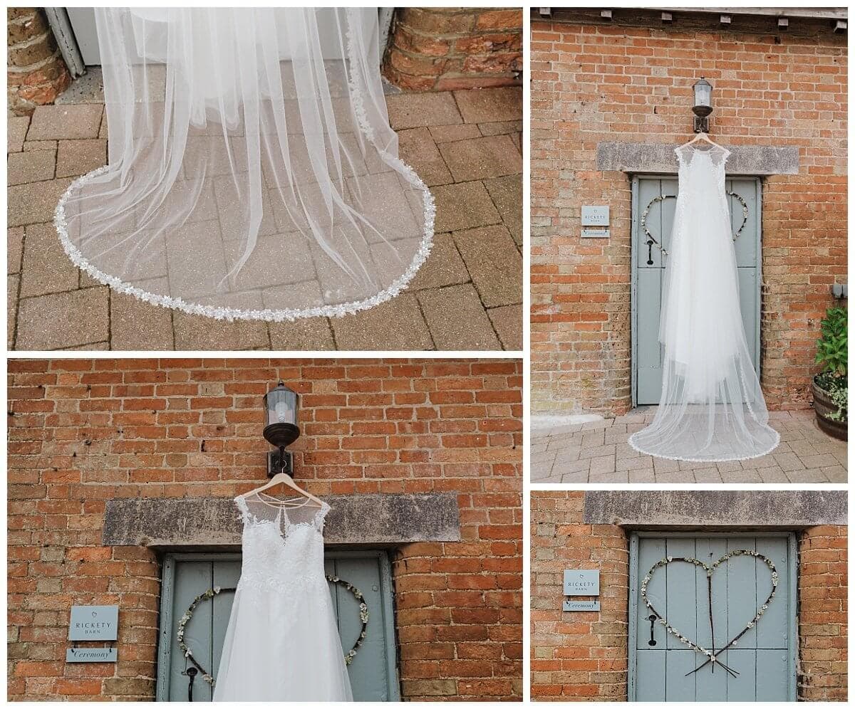 Shades of White wedding dress