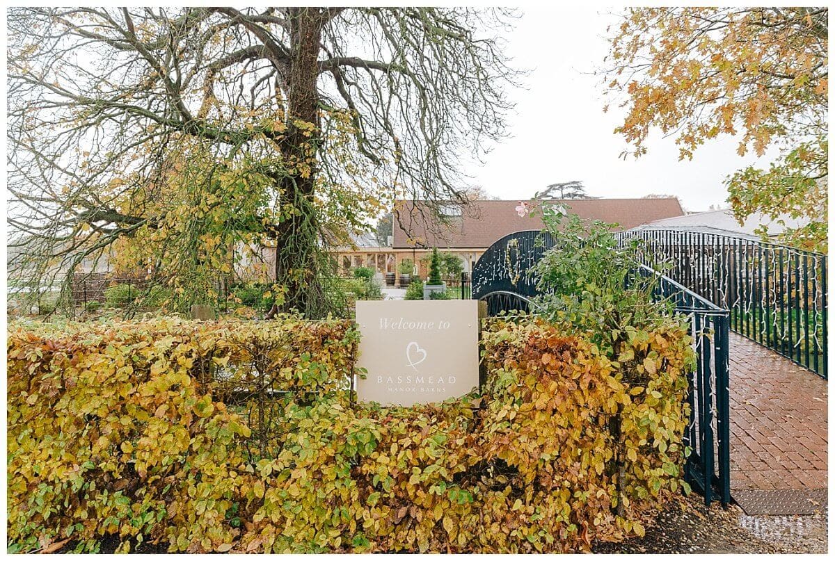 Winter wedding at Bassmead Manor Barns