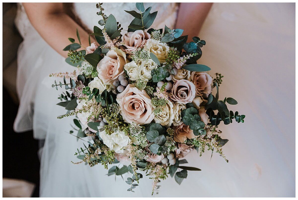 Clare Jones floral design wedding bouquet
