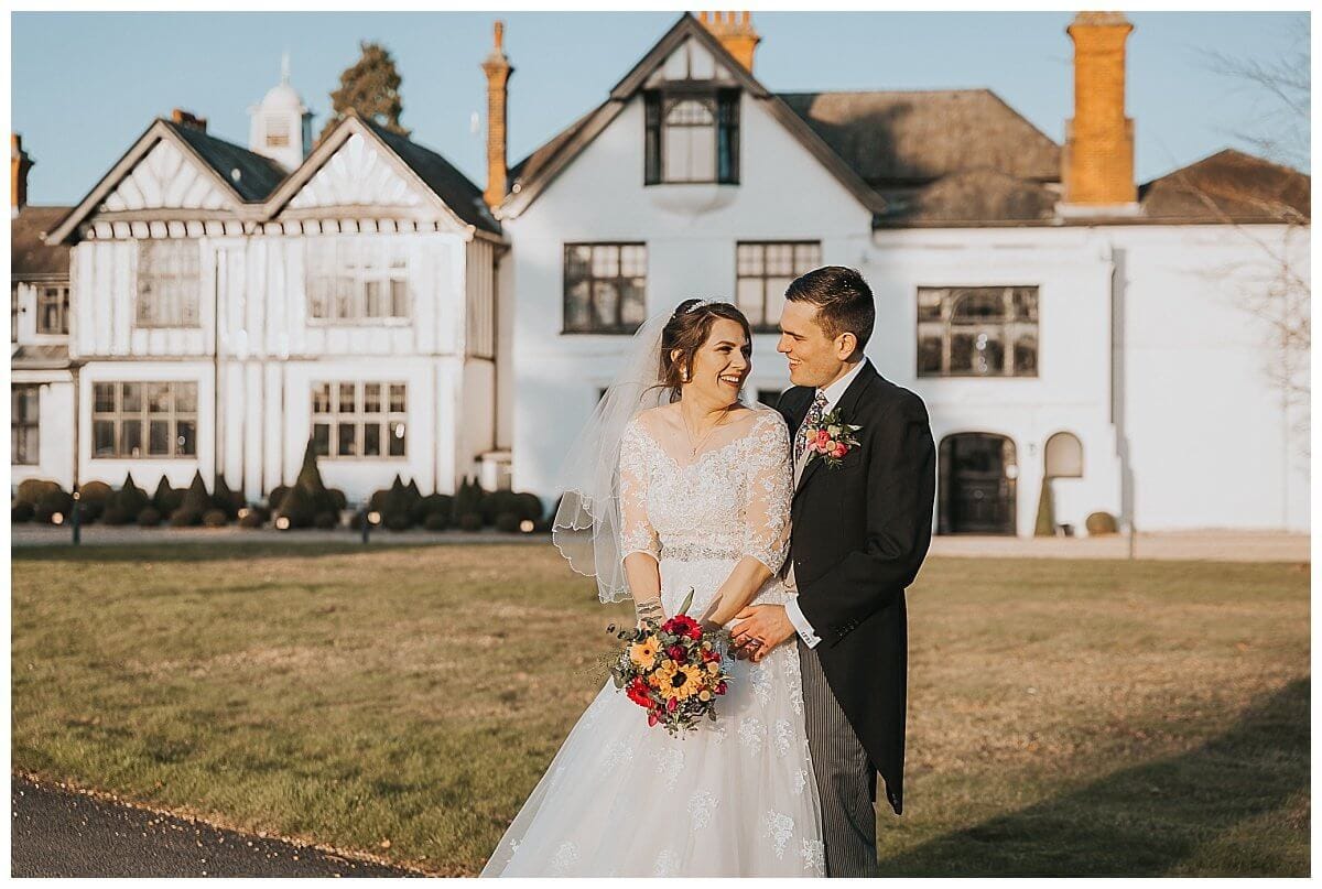 Winter wedding at Swynford Manor