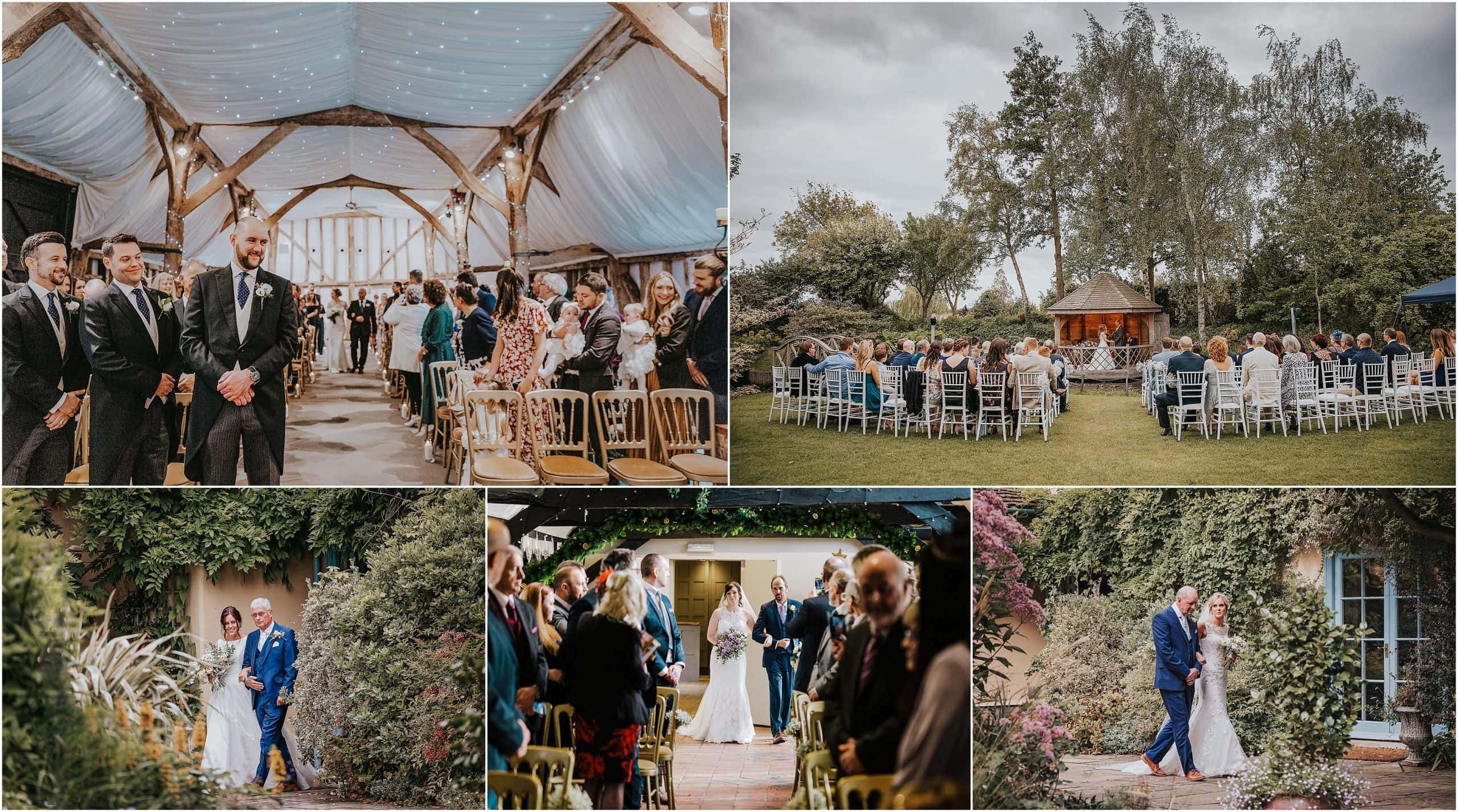 Wedding Ceremony at South Farm