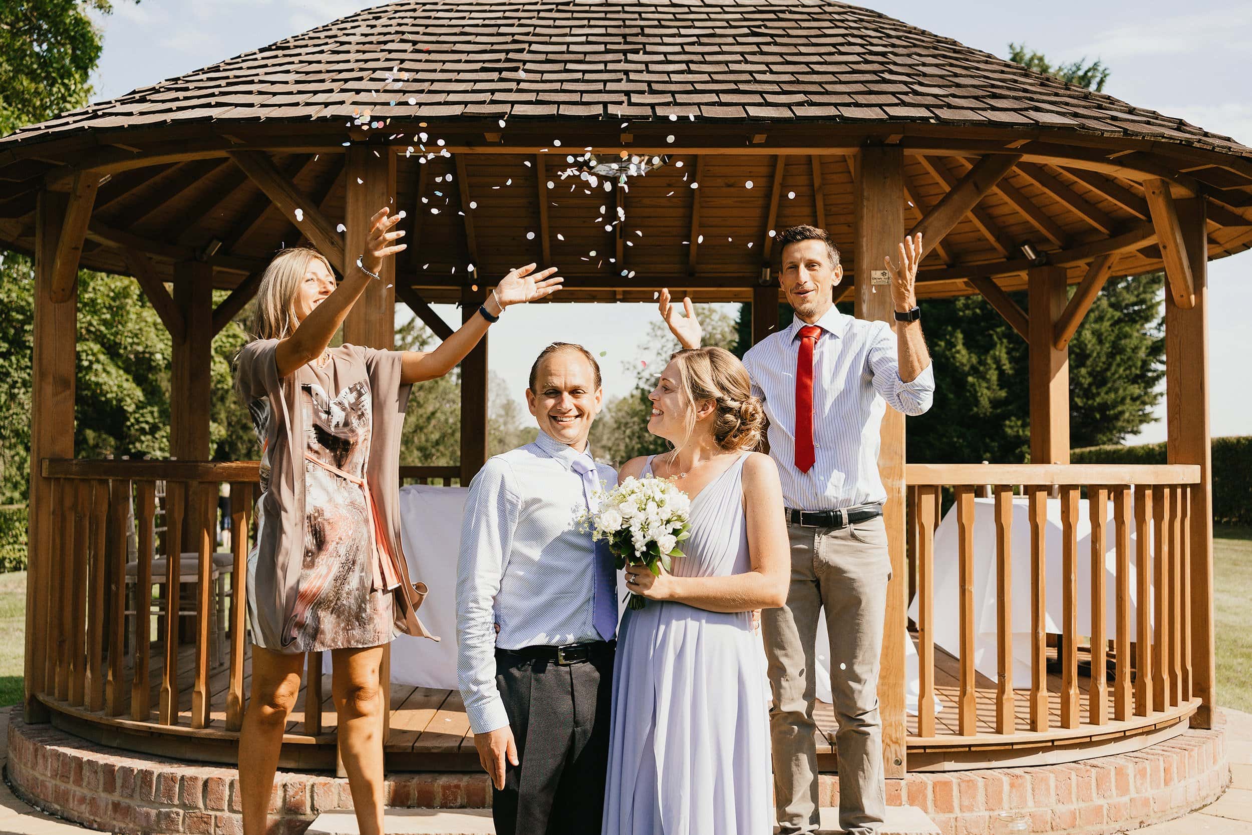 Micro wedding ceremony