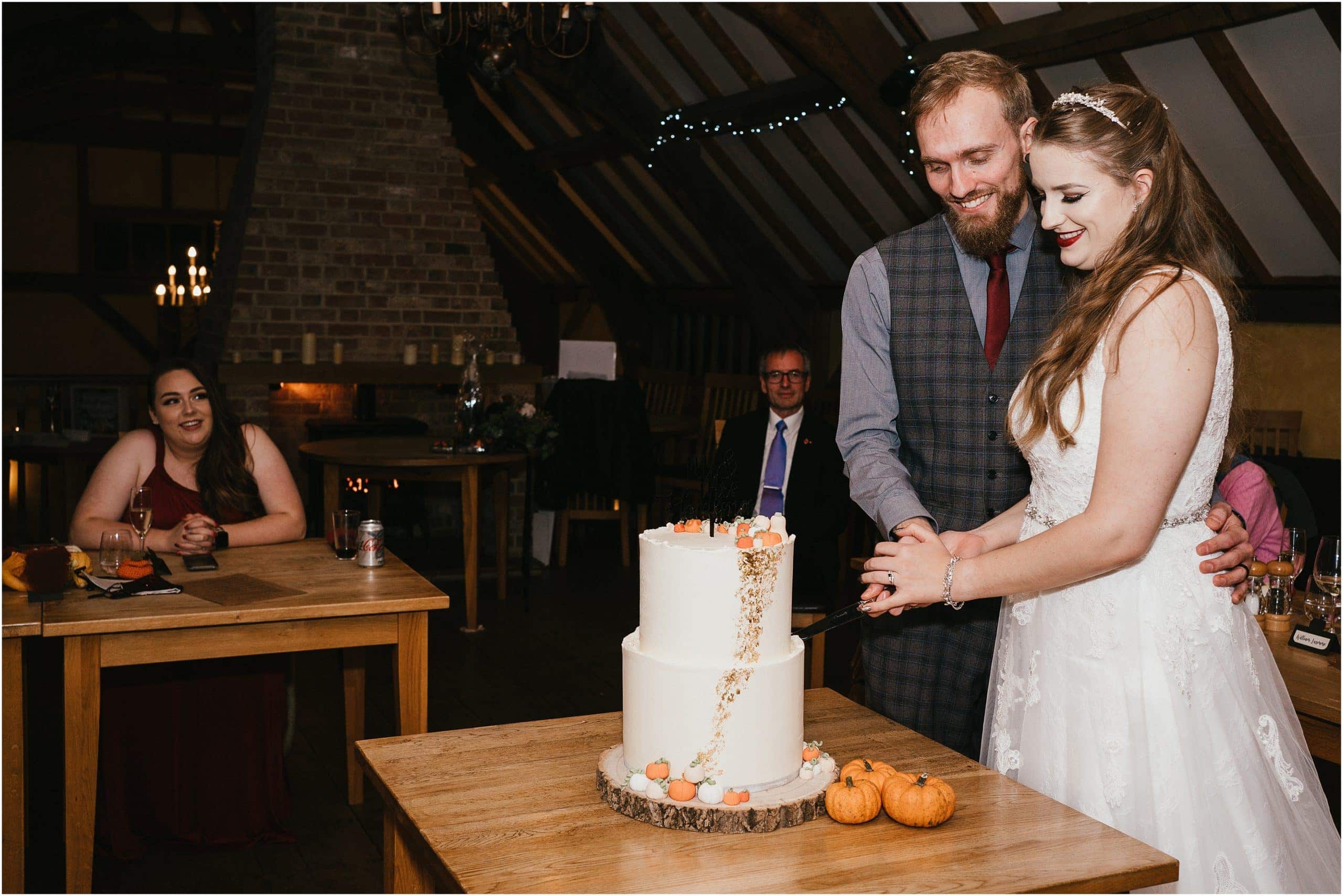 One Part Love Wedding Cake